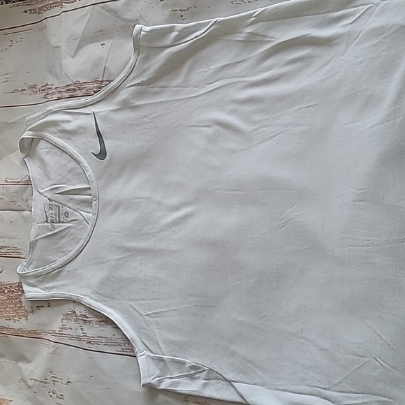 Nike Tops - Nike‎ Dri Fit Medium Tank White